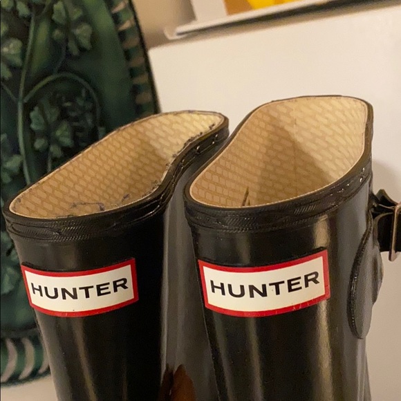 Hunter black rain boots - Picture 2 of 7